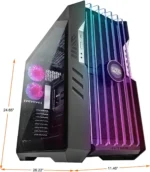 Cooler Master HAF 700 EVO E-ATX High Airflow PC Case, IRIS Customizable LCD H700E - Image 7