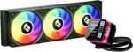 Redragon CCW-3015 ARGB 360 Liquid CPU Cooler 360mm Radiator 3x 120mm Fans with PWM Control Aluminum