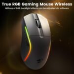Redragon M816-LIT Wireless Gaming Mouse 26K DPI Tri-Mode 61G Ultra-Light Mouse Gaming RGB - Image 6