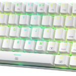Redragon K530RGB-PRO Draconic — Lunar White 60% Wireless Gaming Keyboard