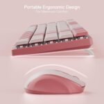 REDragon BS-8772 Wireless Keyboard and Mouse Combo 78 Keys 2.4Ghz Wireless Low-Profile Mechanical - Image 5