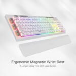REDragon K512W-RGB Shiva RGB Backlit Membrane Gaming Keyboard with Multimedia Keys, Linear Mechanica - Image 5