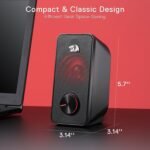 Redragon GS500 Stentor PC Gaming Speaker, 2.0 Channel Stereo Desktop Computer Speaker - Image 6