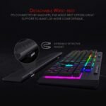REDragon K512RGB Shiva RGB Backlit Membrane Gaming Keyboard with Multimedia Keys, Linear Mechanical- - Image 5