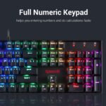 REDragon K551RGB-1 Mechanical Gaming Keyboard RGB Backlit Gaming Keyboard 104 Key Computer Full With - Image 4
