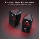 Redragon GS500 Stentor PC Gaming Speaker, 2.0 Channel Stereo Desktop Computer Speaker - Image 4