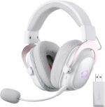 Redragon H510-PRO Zeus 3-Mode Wireless Gaming Headset — Lunar White