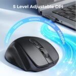 REDragon BS-7367-B Wireless Keyboard and Mouse Combo, 2.4G Full-Sized Ergonomic Computer Keyboard - Image 3