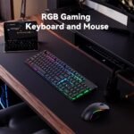 Redragon S107-KS Wireless Gaming Keyboard and Mouse, RGB Backlit, 3 Mode (Wired/2.4G/BT) - Image 3