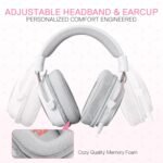 Redragon H510-PRO Zeus 3-Mode Wireless Gaming Headset — Lunar White - Image 5