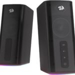 Redragon GS814 Stereo Desktop Speaker, 20W Output 4 Real Units, BT 5.0/3.5mm AUX Enhanced Bass Touch