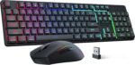 Redragon S107-KS Wireless Gaming Keyboard and Mouse, RGB Backlit, 3 Mode (Wired/2.4G/BT)