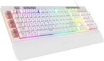 REDragon K512W-RGB Shiva RGB Backlit Membrane Gaming Keyboard with Multimedia Keys, Linear Mechanica