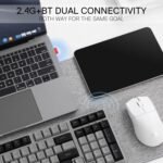 REDragon BK-7114 Low-Profile Wireless Computer Keyboard, 98 Keys Slim Office PC Scissors Mechanism - Image 3