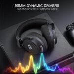 Redragon H858 Arrow Pro Carbon 3-Mode Wireless Gaming Headset - Image 4