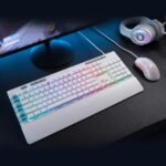REDragon K512W-RGB Shiva RGB Backlit Membrane Gaming Keyboard with Multimedia Keys, Linear Mechanica - Image 7