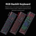 REDragon K551RGB-1 Mechanical Gaming Keyboard RGB Backlit Gaming Keyboard 104 Key Computer Full With - Image 3