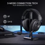 Redragon H858 Arrow Pro Carbon 3-Mode Wireless Gaming Headset - Image 2