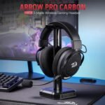 Redragon H858 Arrow Pro Carbon 3-Mode Wireless Gaming Headset - Image 8