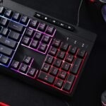 REDragon K512RGB Shiva RGB Backlit Membrane Gaming Keyboard with Multimedia Keys, Linear Mechanical- - Image 9