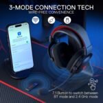 Redragon H510-PRO Zeus 3-Mode Wireless Gaming Headset - Image 3