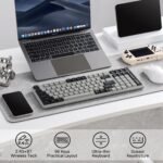 REDragon BK-7114 Low-Profile Wireless Computer Keyboard, 98 Keys Slim Office PC Scissors Mechanism - Image 2