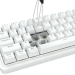 Redragon K730W-RGB-PRO RGB Pro Draconic V2 White 60% Gasket Wireless Mechanical Keyboard - Image 5