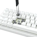 Redragon K730W-RGB-PRO RGB Pro Draconic V2 White 60% Gasket Wireless Mechanical Keyboard - Image 4