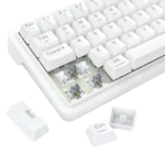 Redragon K730W-RGB-PRO RGB Pro Draconic V2 White 60% Gasket Wireless Mechanical Keyboard - Image 10