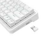 Redragon K730W-RGB-PRO RGB Pro Draconic V2 White 60% Gasket Wireless Mechanical Keyboard - Image 9