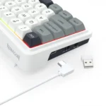 Redragon K730GB-RGB-PRO RGB Pro Draconic V2 Grey 60% Gasket Wireless Mechanical Keyboard - Image 3