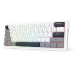 Redragon K730GB-RGB-PRO RGB Pro Draconic V2 Grey 60% Gasket Wireless Mechanical Keyboard - Image 6