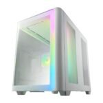 FSP M580-WA ARGB White Curved Side Panel Mid Tower - Image 2