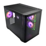 FSP S380-BA ARGB Curved Side Panel Mini Tower - Image 3