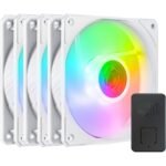 Cooler Master Sickleflow 120 ARGB White edition 3-in-1 Bundle Pack