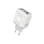 FONENG GaN20 A+C 45W Dual-Port GaN Fast Wall Charger (Lightning Cable Included)