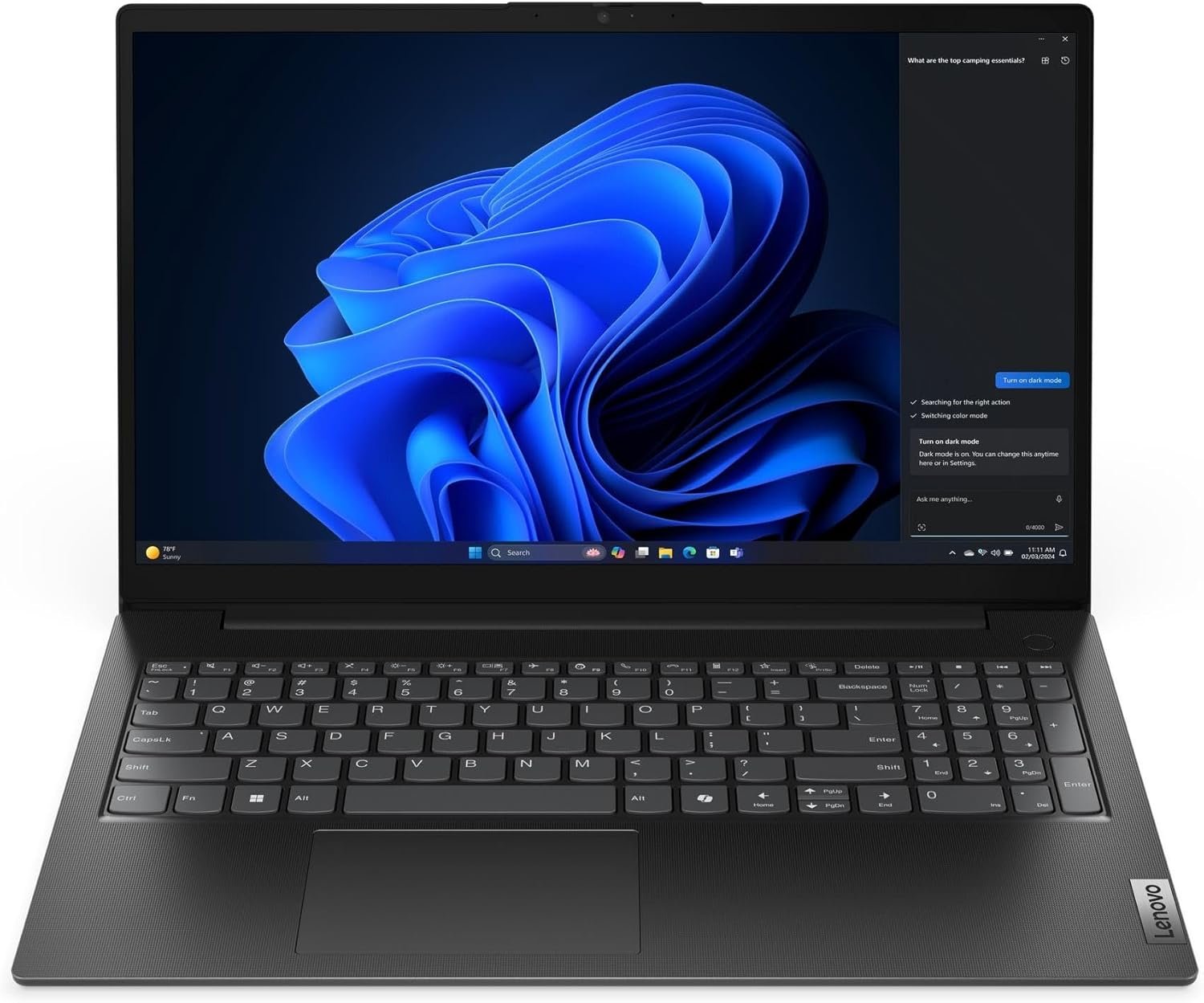 5f182a2cab34db54f81c28a9fc16af6f Lenovo Laptop V15 G5 IRL Ultra 7 240H 16GB DDR5 1TB SSD 15.6" Win 11 Home - الصورة 1