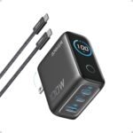Anker Charger 100W 3-Ports Smart Display Gray Cable Included