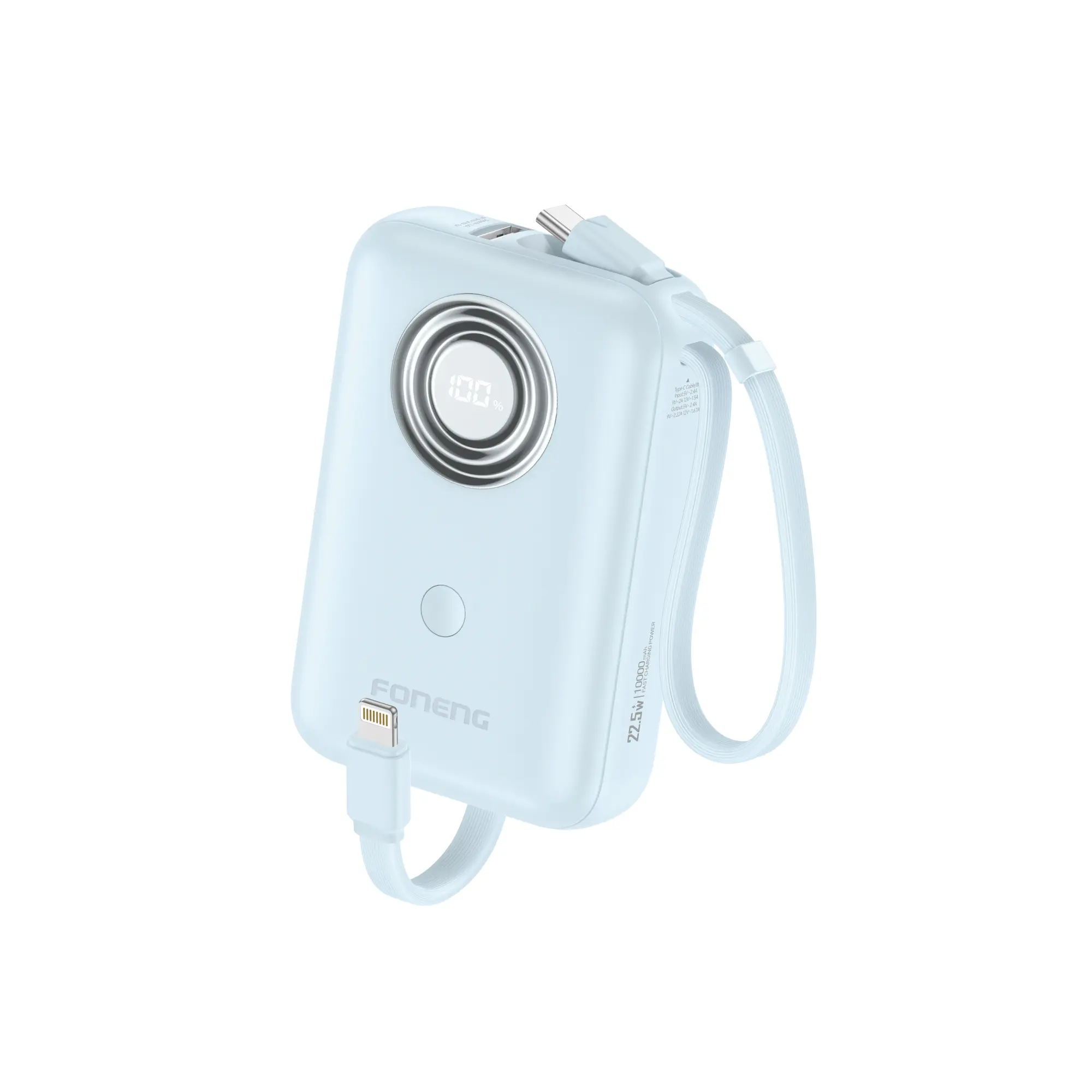 FONENG-PX105-Product-5 FONENG Fast Charger Power Bank PX105 22.5 Watts 10,000mAh - Image 1