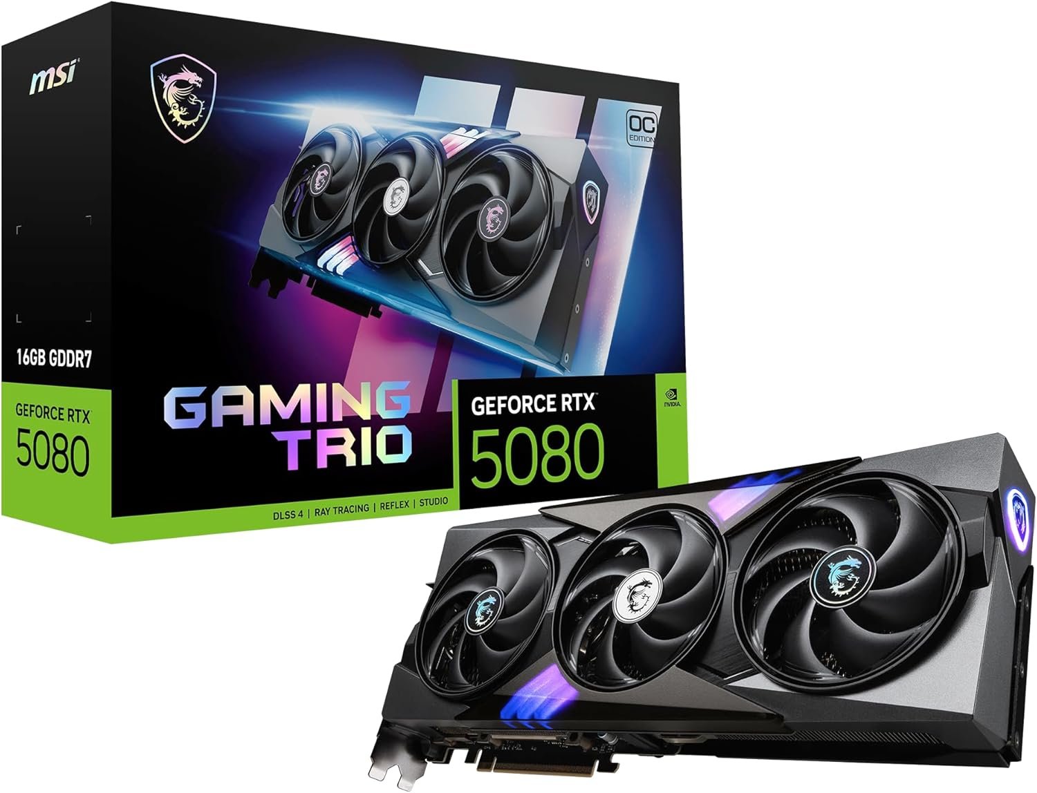 b7f18b2d24f9c1d48067260e365b9010 Msi RTX 5080 16GB GAMING TRIO OC - Image 1